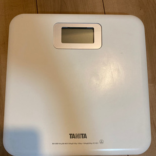 【ネット決済】TANITA 体重計　ホワイト　