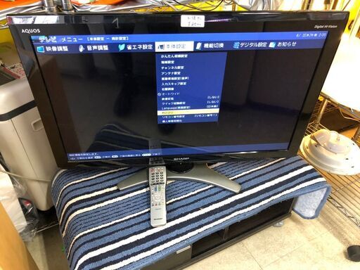 ☆中古激安！　SHARP　シャープ　 液晶テレビ　32型　2010年製　LC-32E7型　　リモコン付き　【KBF004】　￥8,500！！