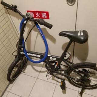 【ネット決済】HUMMER　折り畳み自転車　黒