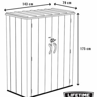 物置 倉庫 収納ボックス LIFETIME BOX