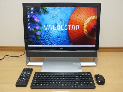 NEC一体型デスクトップパソコン　VN770SSB-E3　WIN10　23インチディスプレイ