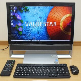 NEC一体型デスクトップパソコン　VN770SSB-E3　WIN10　23インチディスプレイ