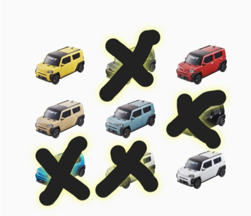 ☆ダイハツ タント プルバックミニカー☆
