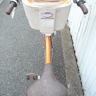 電動アシスト自転車6月-1　子供乗せブリヂストン　アンジェリーノ　22+26インチ　バッテリー　充電器付き　電動自転車