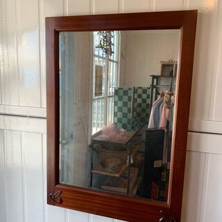木製フレーム鏡（1）