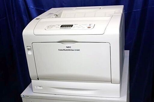NEC A3対応 カラーレーザープリンター  MultiWriter 9100C + 両面印刷ユニット付