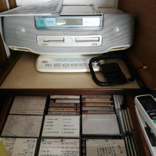 PANASONIC オールインワン ラジカセ RX-MDX81 CD→MD録音⇔カセット録音←ラジオ放送　/取説、AMアンテナ