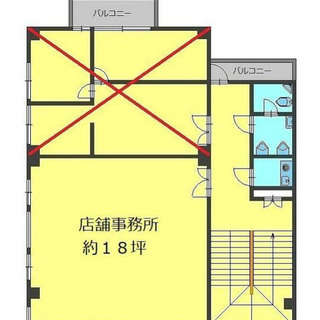 ★貸店舗・事務所★古市駅４分　３階５９．７６㎡　ロードサイド　リ...