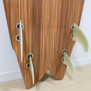 【美品】数回使用　ショートサーフボード 【新品】リーシュコード + カバー