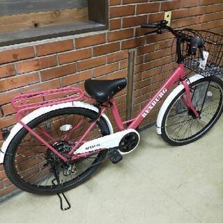 自転車　26インチ　REXBURG　ピンク　C2106012