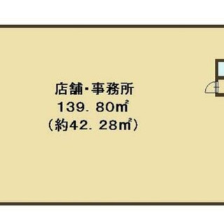 ★貸店舗・事務所★古市駅２分　元金融機関　何商可　３階部分１３９...