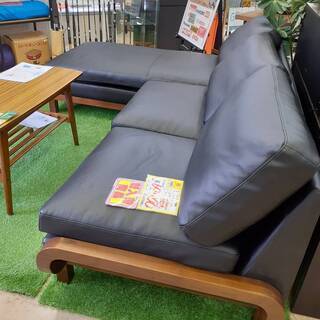 ?モデルルーム展示品⭐本革⭐北欧モダン⭐?シギヤマ家具?