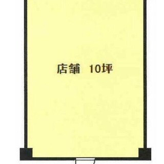 ★貸店舗・事務所★北加賀屋駅３分　敷礼なし　飲食可　１階路面店３３．０５㎡　駐車場有の画像