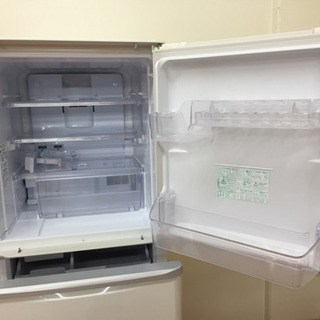 SHARP 3ドア冷蔵庫 314L SJ-PW31Y-W F03-02