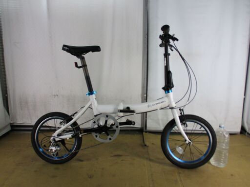 ★値下げ交渉有★ 中古折りたたみ自転車 B317　CITROEN　アルミフレーム　3段【16インチ 】
