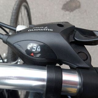 自転車  クロスバイク 700×32C AL707 alfield 21段切替 21段変速 黒 ブラック  札幌 西野店