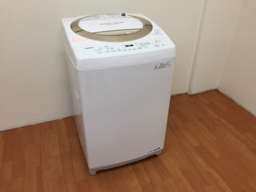 TOSHIBA 全自動洗濯機 8.0kg AW-8D3M F03-08