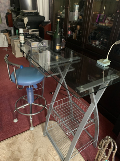 ファッションガラステーブルカウンター