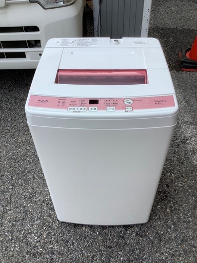 安心の6ヶ月保証付！！ AQUA　6.0kg全自動洗濯機　AQW-KS60D  2016年製