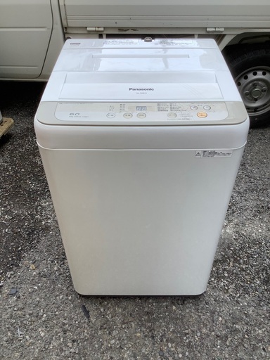 安心の6ヶ月保証付！！ Panasonic　6.0kg全自動洗濯機　NA-F60B10  2016年製