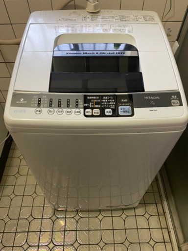 【締め切りました】洗濯機（日立）７kg