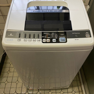 【締め切りました】洗濯機（日立）７kg