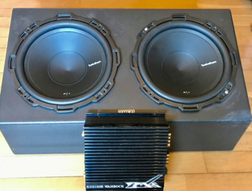 ロックフォード ウーハー アンプ 配線セット 12インチロックフォードP1