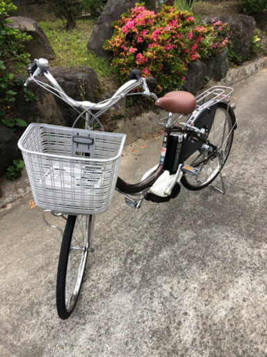 ブリジストン24インチ6,6Ahハンドルロック一発二錠電動アシスト自転車