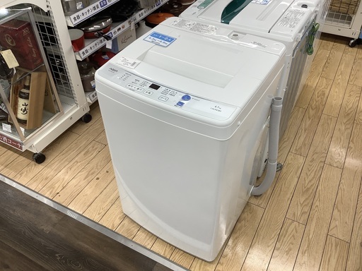 6ヶ月動作保証付！AQUA(アクア) 4.5kg洗濯機 2016年製 ボタン劣化あり【トレファク野田】