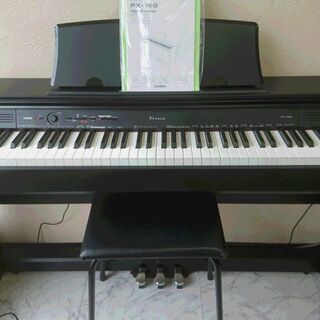 安心のアフターケア CASIO カシオ 楽器 音楽 PX-760BK 電子ピアノ Privia 鍵盤楽器