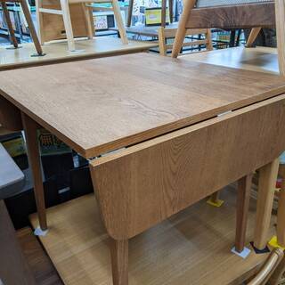 お値下げ致しました】unico バタフライテーブル クルト KURT オーク材