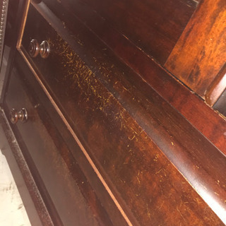 JF02033 北海道民芸家具 箪笥 クローゼット 使用感有り