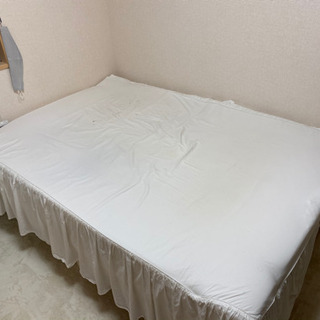 【ネット決済】ダブルベッド　ベッド　ベッドフレーム　