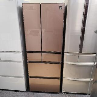 引取限定）SHARP 6ドア冷蔵庫 430L・SJ-GS43C-N