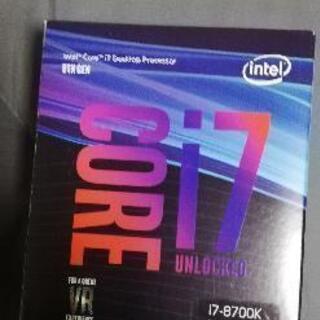 Intel　i7 8700k　6月５日に店頭持ち込み予定なのでそ...