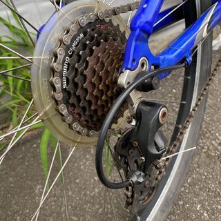 整備済 GIANT ROCK-6000　フルサス　マウンテン アルミ 24速 フレームサイズ470mm