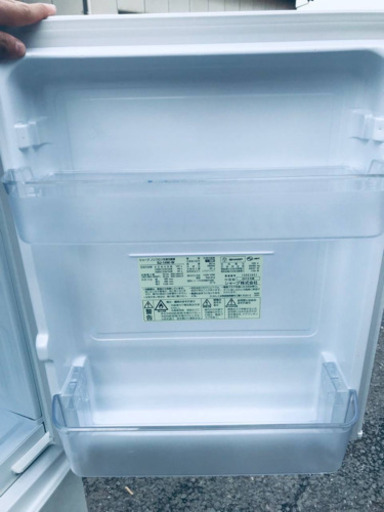 1249番 シャープ✨ノンフロン冷凍冷蔵庫✨SJ-14W-W‼️