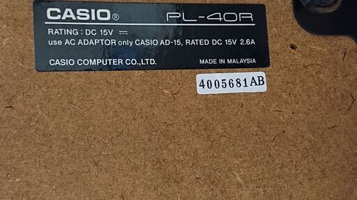 鍵盤楽器、ピアノ 【CASIO/カシオ】 電子ピアノ デジタルピアノ PL-40R 