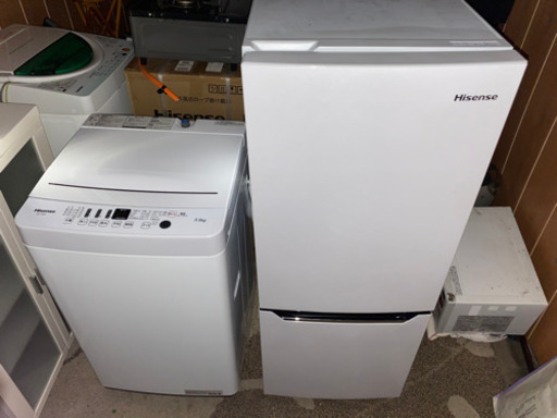 冷蔵庫　洗濯機　2点セット　ハイセンス　2019年製