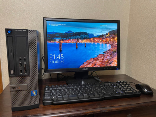 遊びに仕事に大活躍♪インテルCore i3CPU搭載パソコン一式　内蔵スピーカー付き