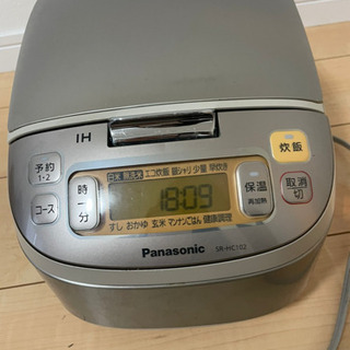 【ネット決済】Panasonic 炊飯器　	SR-HD151-C...