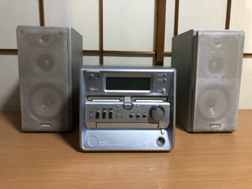 Victor ビクター CA-UXW50-S CD MD ダブルMD カセット コンポ UX-W50-S