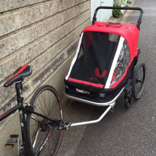 ポルタス リブラ 245 サイクル チャイルド トレーラー 2人乗り