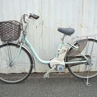 電動アシスト自転車6月-5　パナソニック　26インチ　新品タイヤ　バッテリー　充電器付き 電動アシスト自転車6月-5 パナソニック 26インチ 新品タイヤ