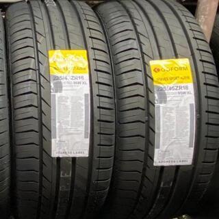 🌞225/45ZR18⭐クラウンアスリート、マークX、オデッセイ、ジューク、スカイライン等に！新品未使用！交換費用込み！GOFORM製サマータイヤ入荷しました🌞