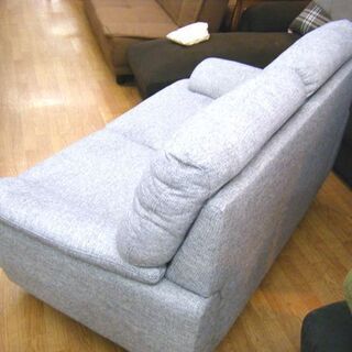 ニトリ 二人掛けソファ 2人掛けソファー布張りソファ 幅143㎝ グレー