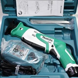 【苫小牧バナナ】未使用品 Makitaマキタ JR101DWG 充電式レシプロソー 10.8V/1.3Ahバッテリー付き フルセット 在庫限り♪ 苫小牧バナナ】未使用品 Makitaマキタ JR101DWG 充電式レシプロソー