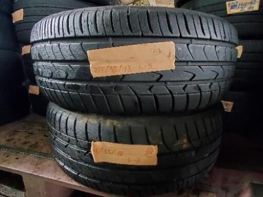 国産中古タイヤ 215/55/18 2本 0円 トーヨー トランパス エムピーゼット mpZ(投稿ID : p1kb0)