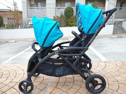 美品】縦型 2人乗りベビーカー コンツァーズ エリートタンデム  