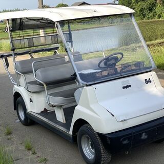 SANYO　サンヨー　CR5ATS　ゴルフカート　5人乗り　ガソリン式電磁誘導　実動　茨城県